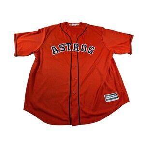 Majestic Cool‎ Base Jersey Houston Astros MLB Size 2XL XXL